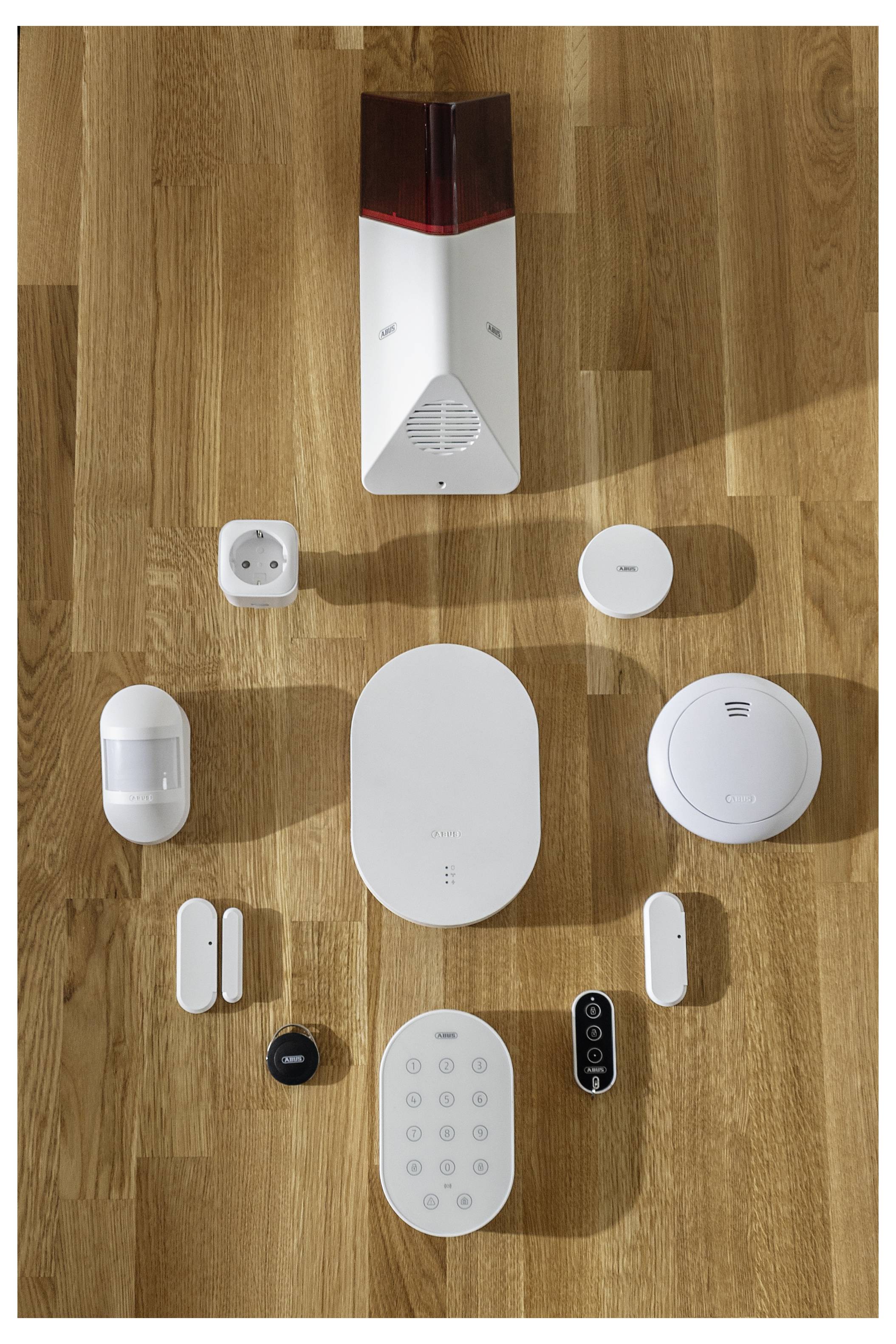 ABUS Smartvest Pro Funk-Alarmanlage & App - Starter Set FUAA45000 Funk-Alarmanlagen-Set