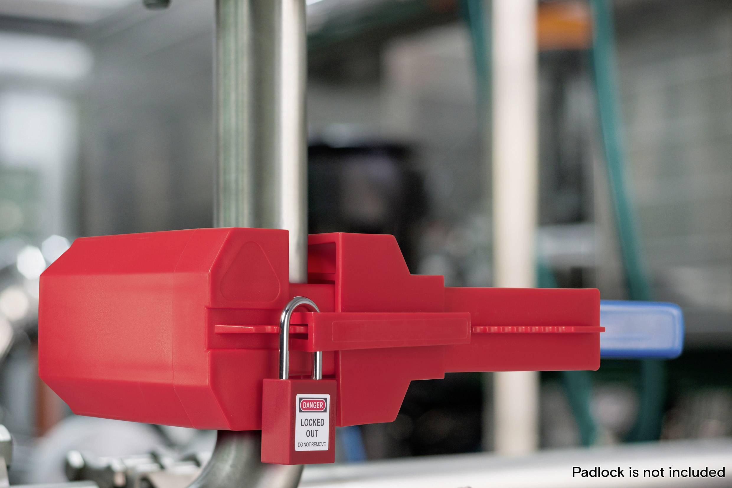 Sygonix SY-6872676 Verriegelung 110mm Rot Kugelhahn DN50-DN200