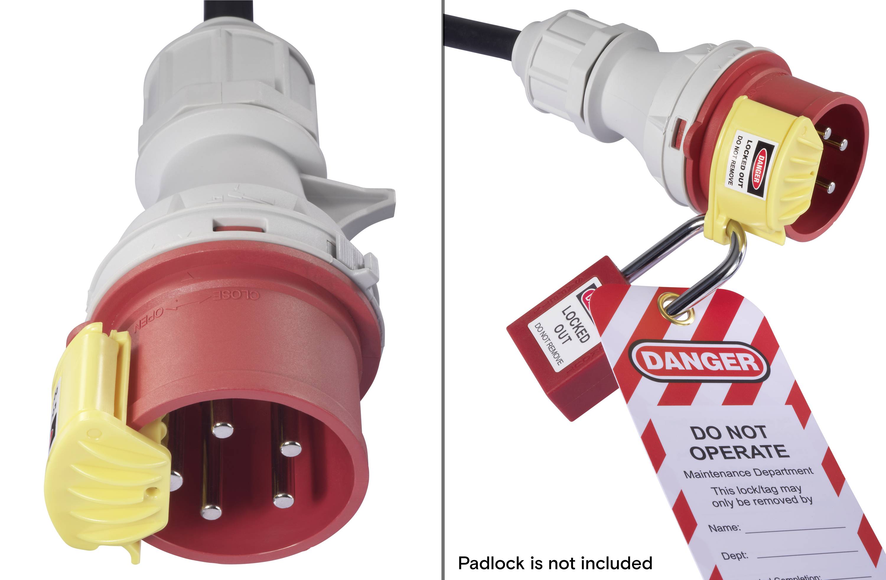 Sygonix SY-6872678 Verriegelung 29mm Yellow