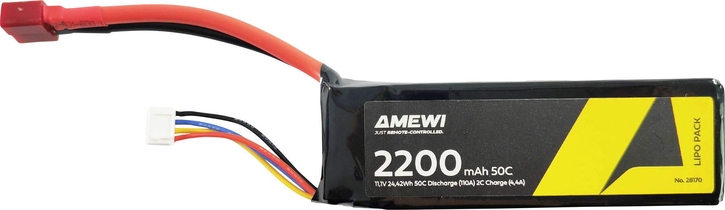 Amewi Modellbau-Akkupack (LiPo) 11.1V 2200 mAh Zellen-Zahl: 3 Softcase XT60