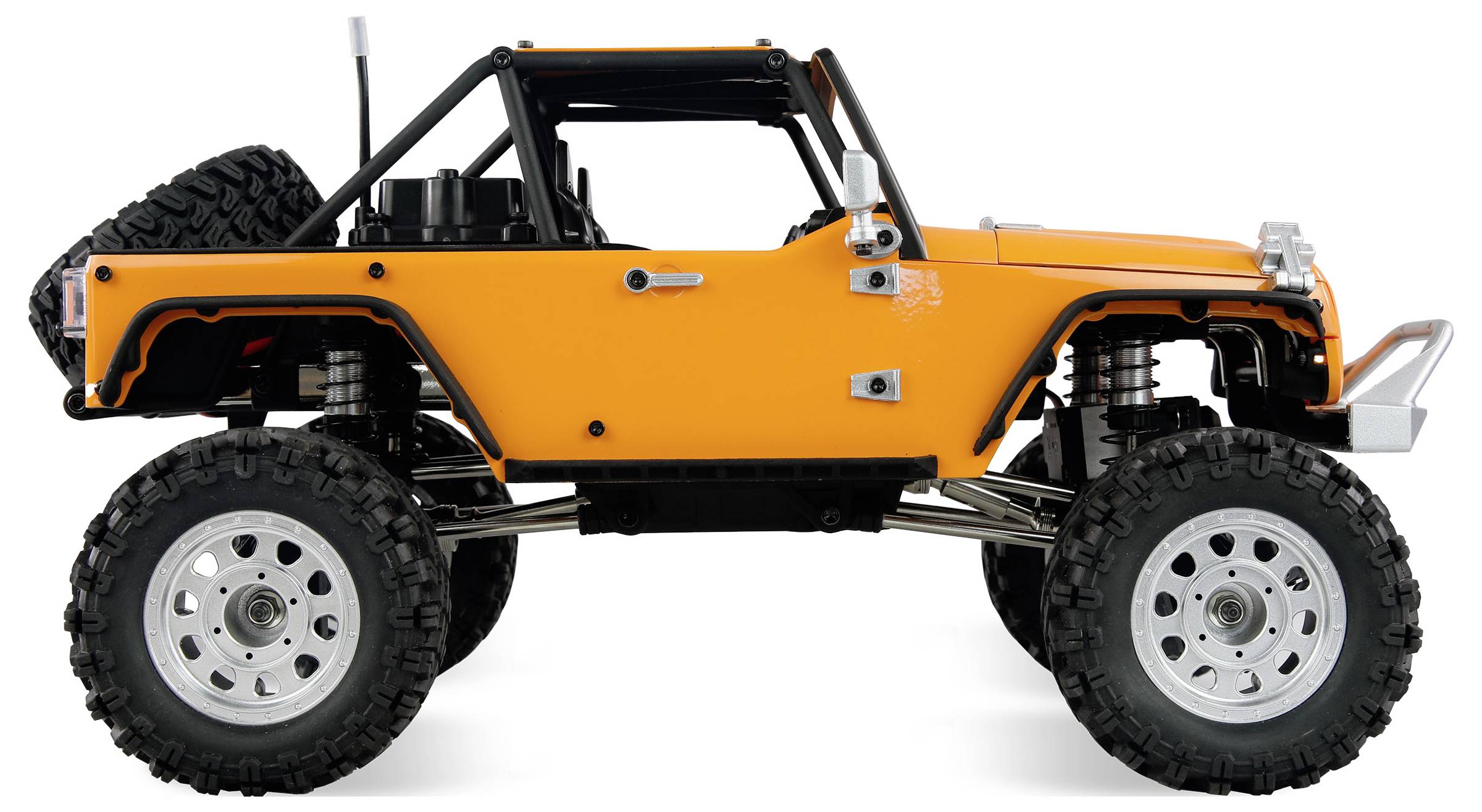 Amewi Hyper Go SC+ Scale Crawler FOC Brushless 1:12 RC Einsteiger Modellauto Elektro Crawler Allradantrieb (4WD) RtR 2,4GHz mit