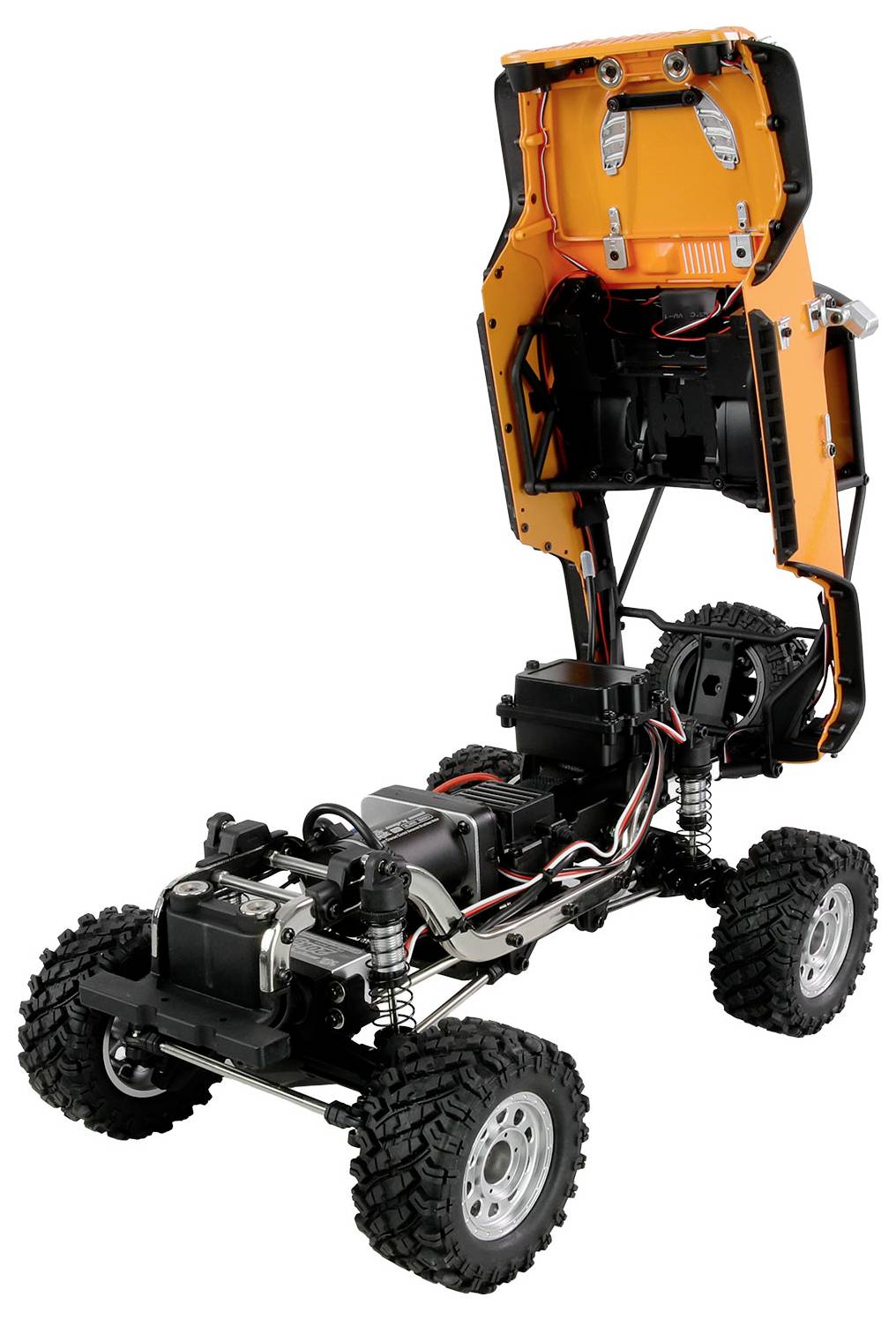 Amewi Hyper Go SC+ Scale Crawler FOC Brushless 1:12 RC Einsteiger Modellauto Elektro Crawler Allradantrieb (4WD) RtR 2,4GHz mit