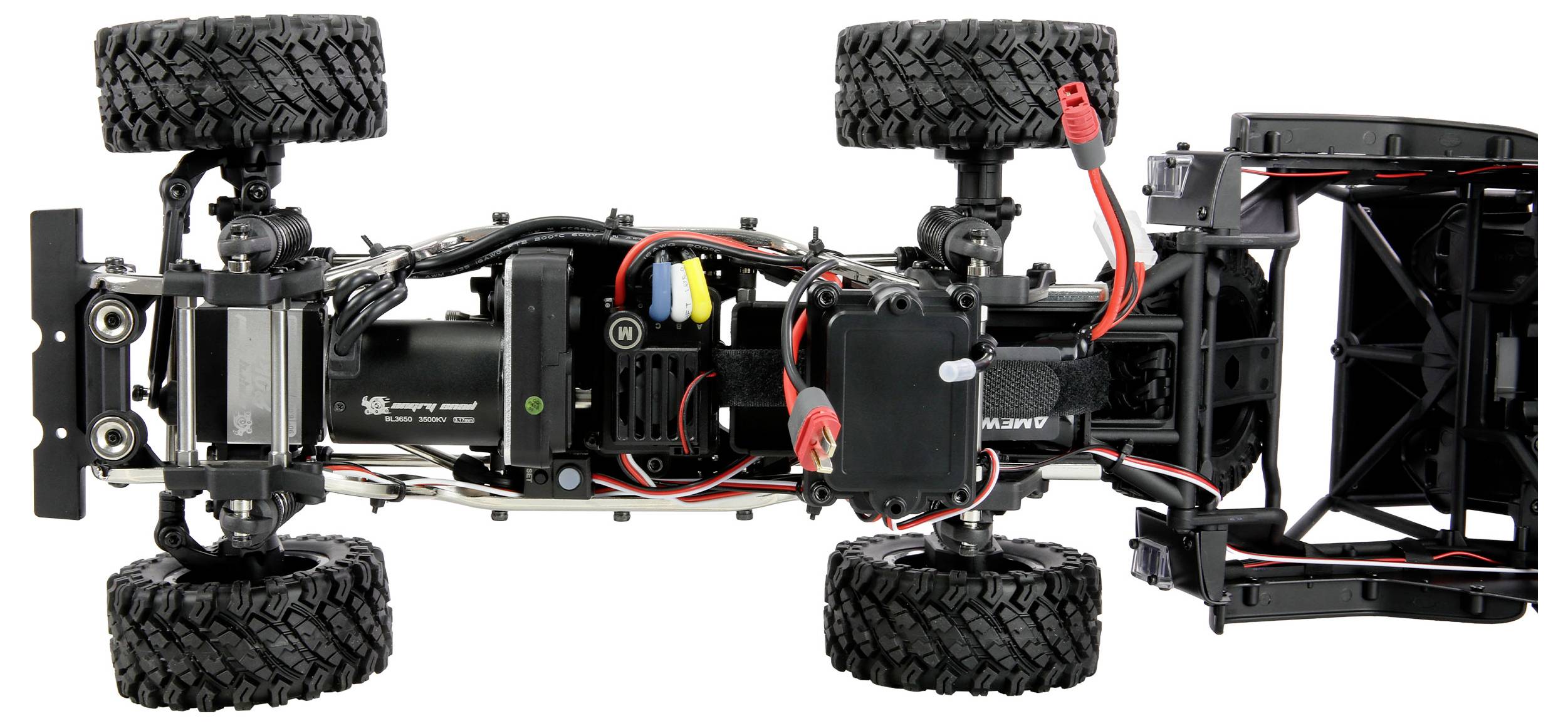 Amewi Hyper Go SC Scale Crawler Brushless 1:12 RC Einsteiger Modellauto Elektro Crawler RtR 2,4GHz mit Lichteffekt
