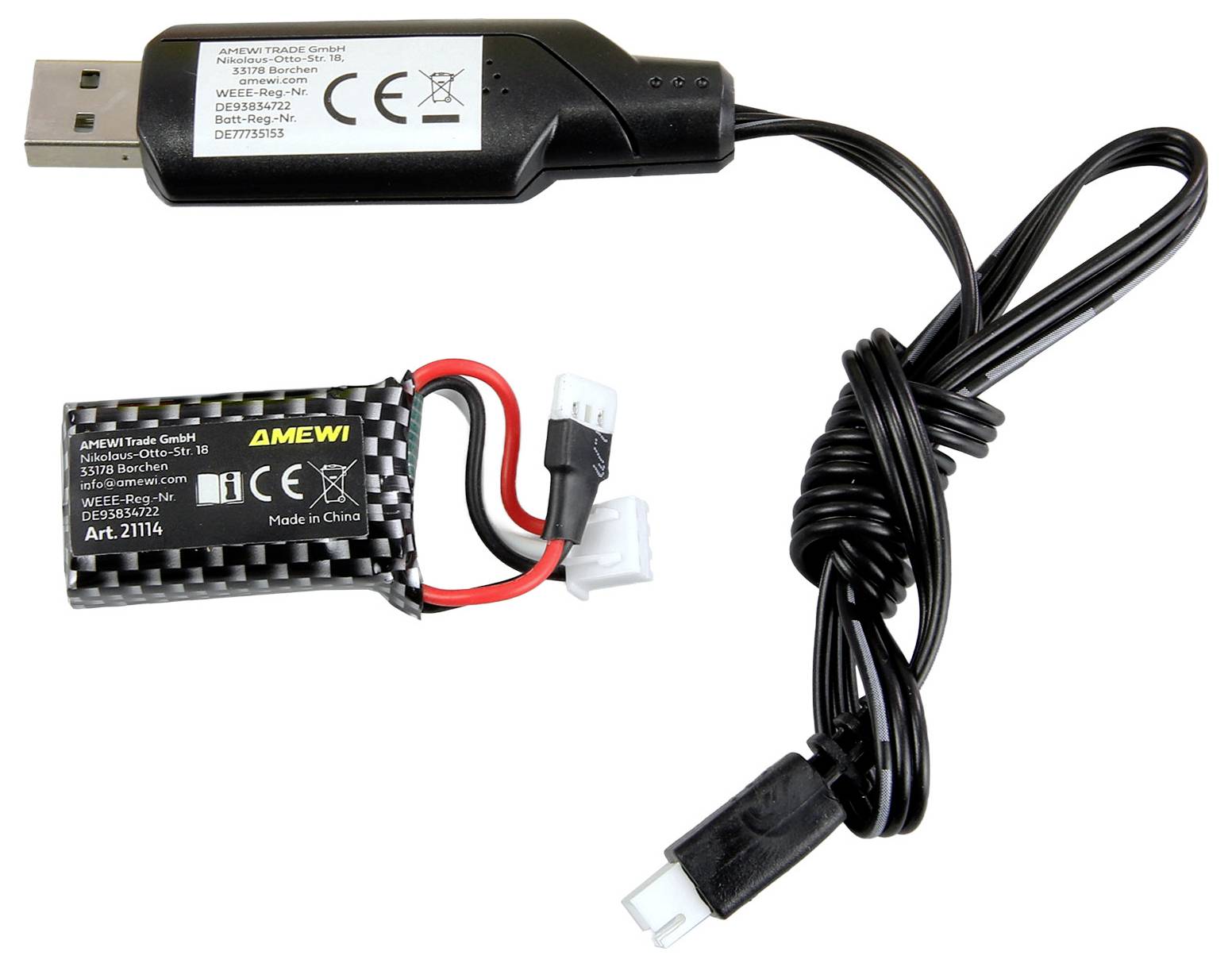 Amewi Muscle Car Onroad/Drift Rot 1:20 RC Einsteiger Modellauto Elektro Straßenmodell Allradantrieb (4WD) RtR 2,4GHz mit