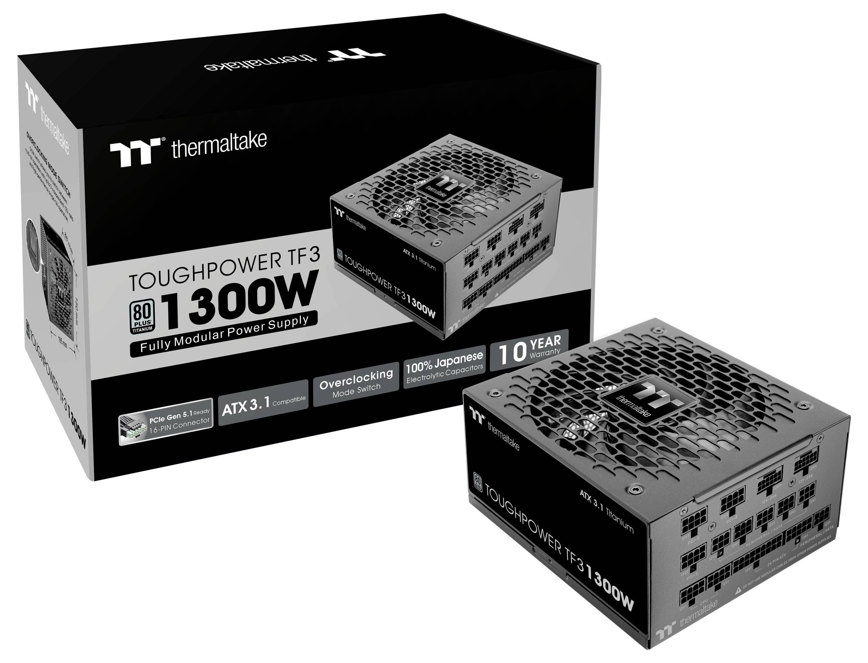 Thermaltake Toughpower TF3 1300W PC Netzteil 1300W ATX 80PLUS® Titanium