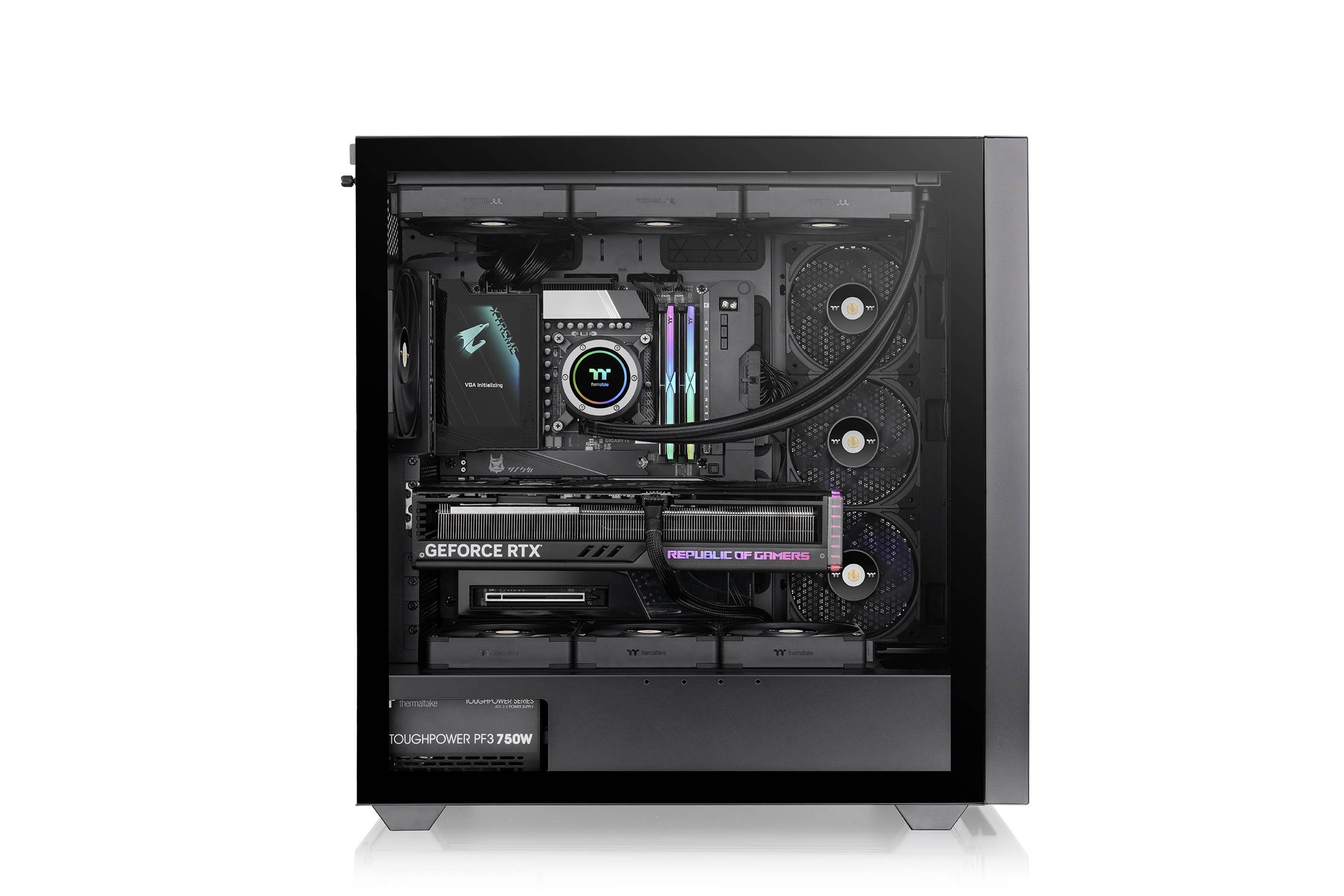 Thermaltake AX500 Black Full Tower Gaming-Gehäuse Schwarz