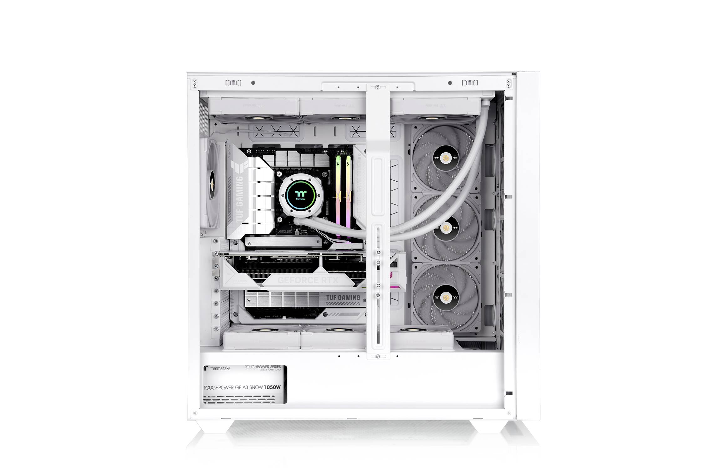 Thermaltake AX500 Snow White Full Tower Gaming-Gehäuse Schnee-Weiß