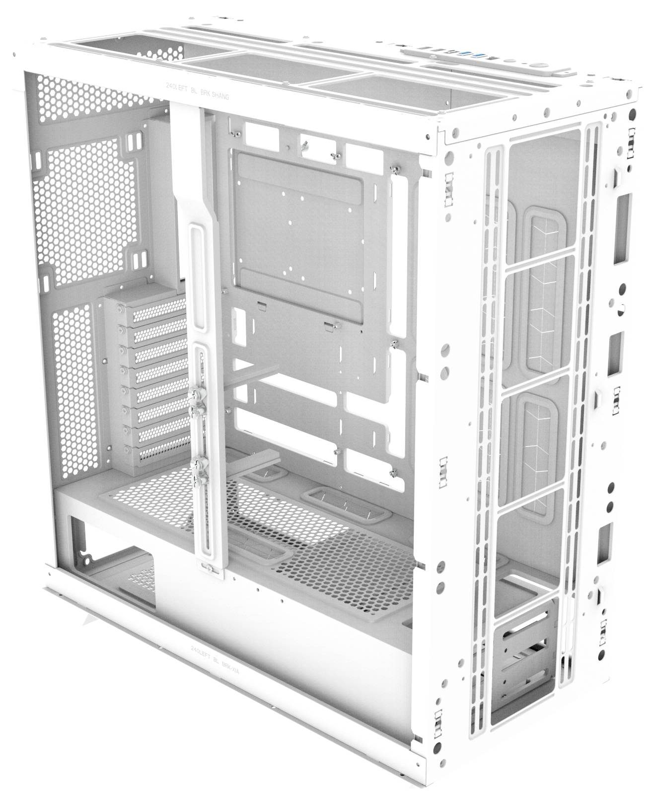 Thermaltake AX500 Snow White Full Tower Gaming-Gehäuse Schnee-Weiß