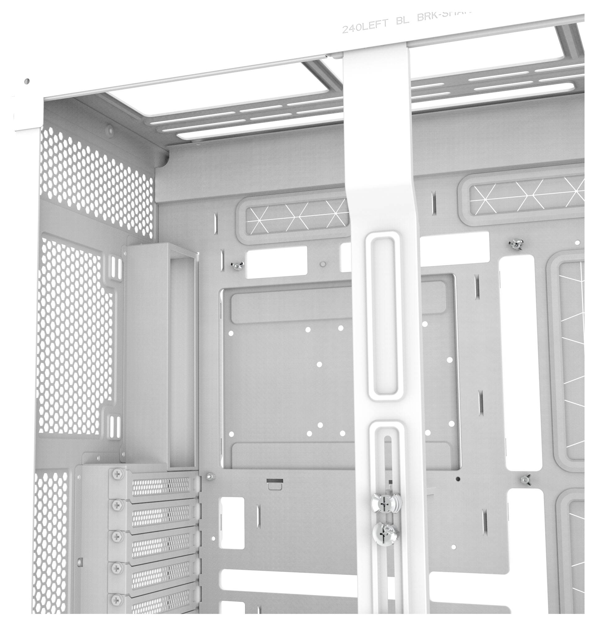 Thermaltake AX500 Snow White Full Tower Gaming-Gehäuse Schnee-Weiß