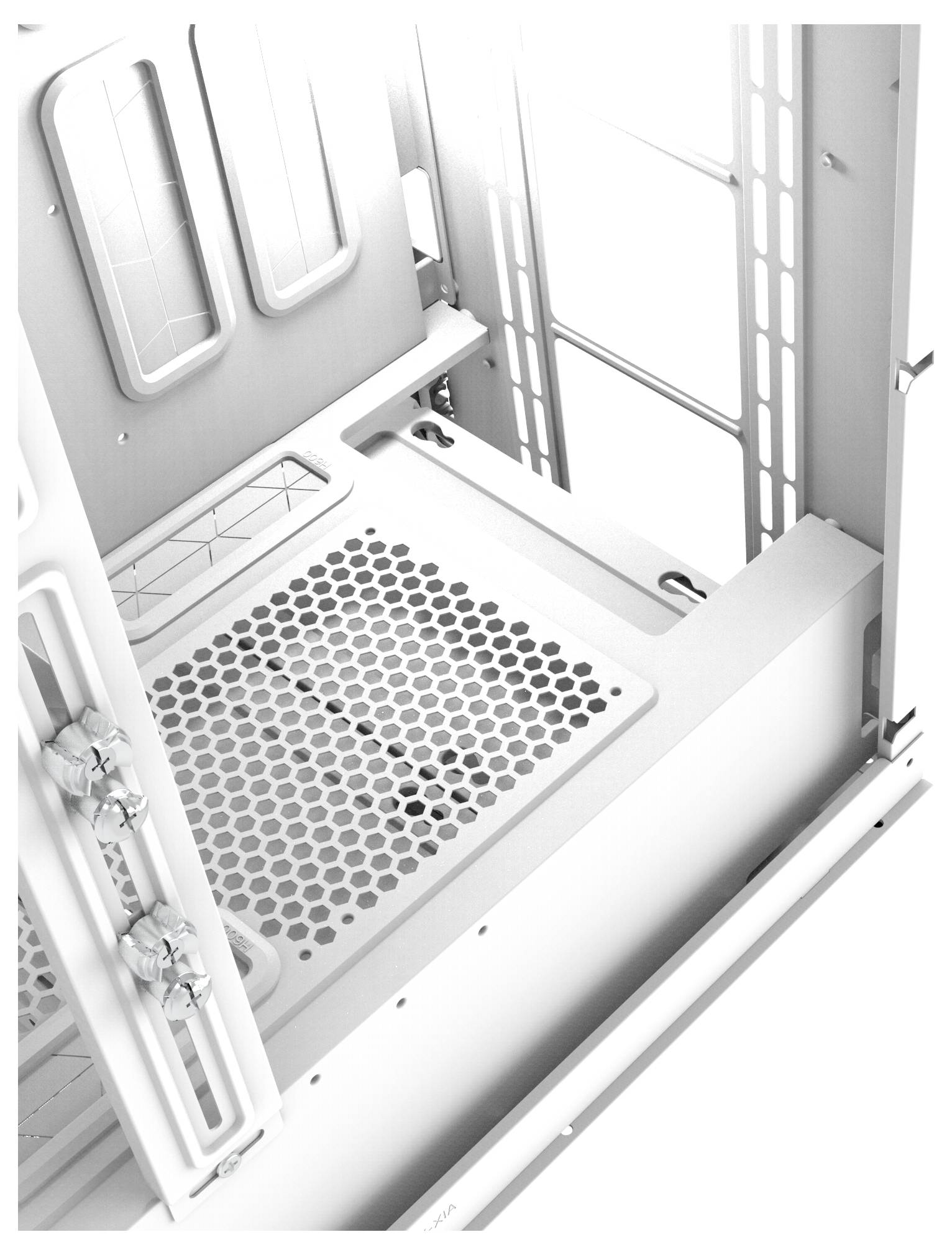 Thermaltake AX500 Snow White Full Tower Gaming-Gehäuse Schnee-Weiß