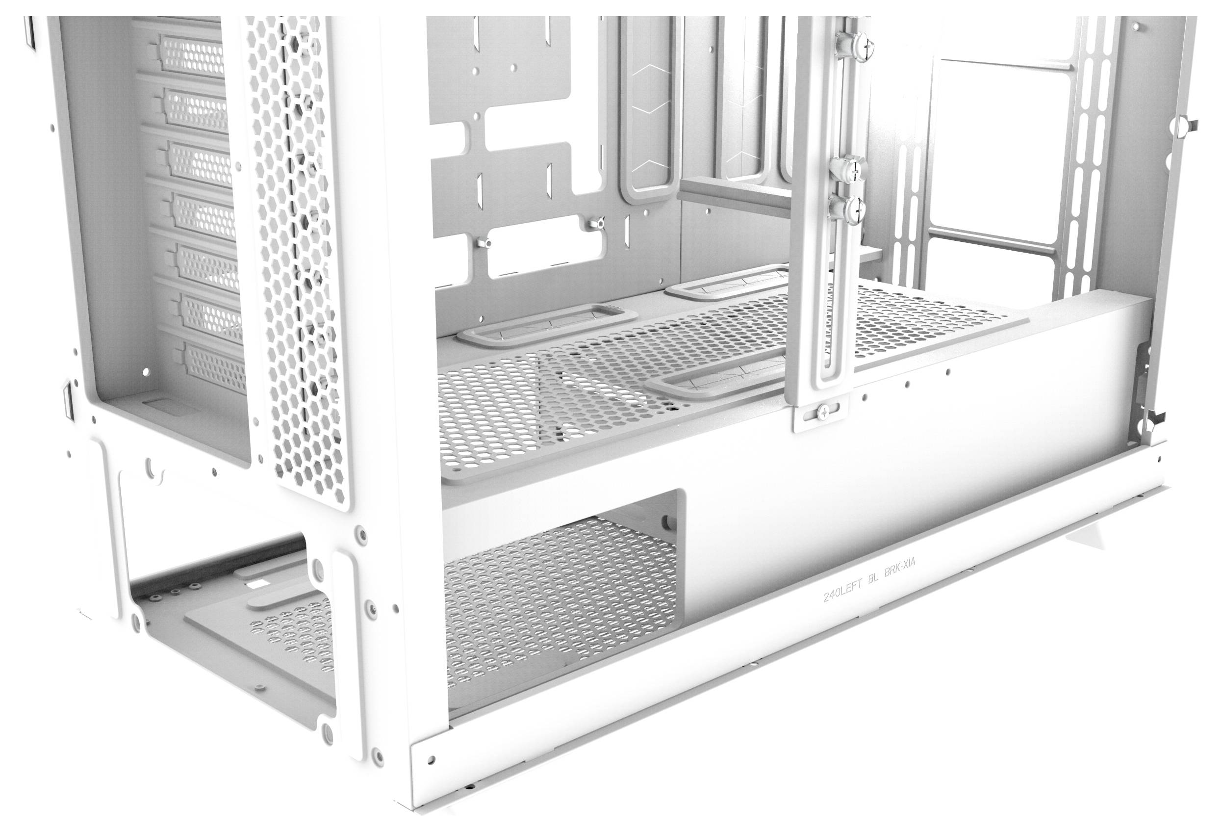 Thermaltake AX500 Snow White Full Tower Gaming-Gehäuse Schnee-Weiß