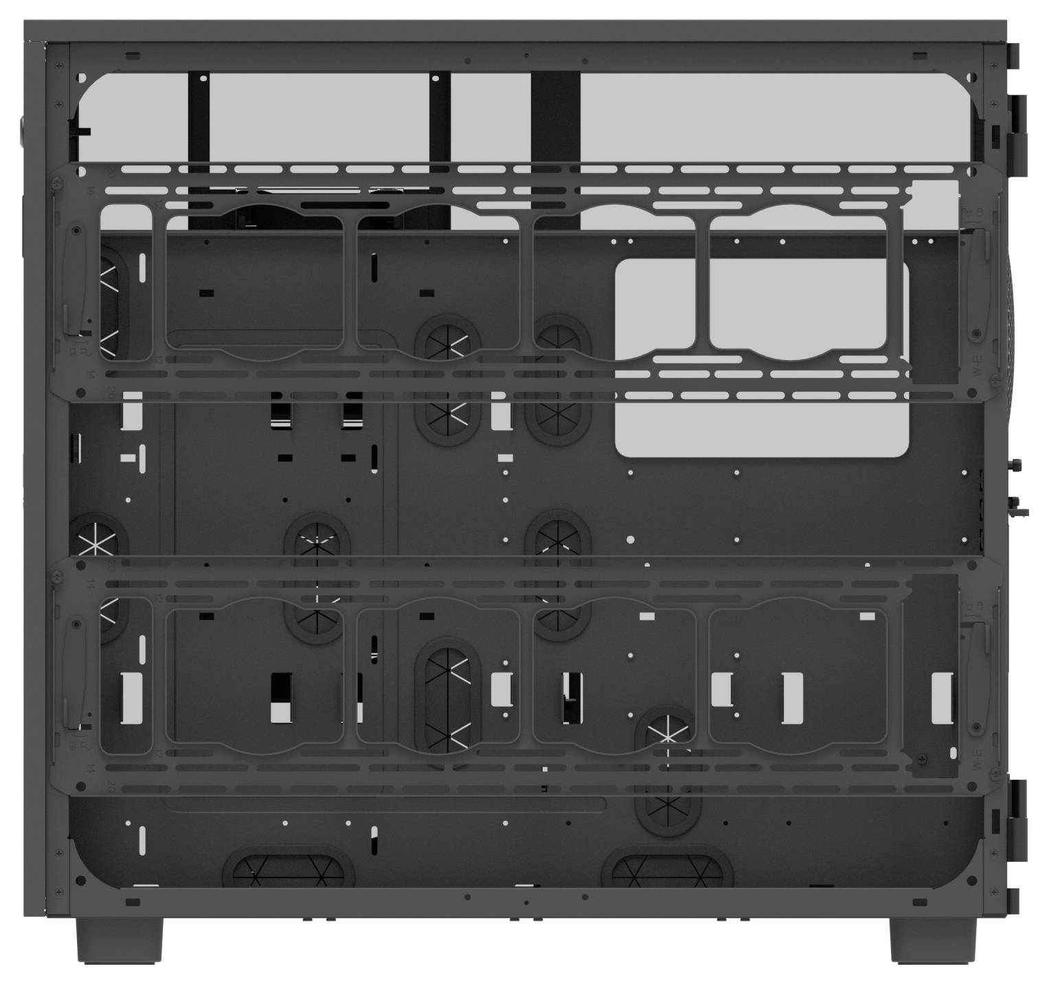 Thermaltake AX700 TG Black Full Tower Gaming-Gehäuse Schwarz