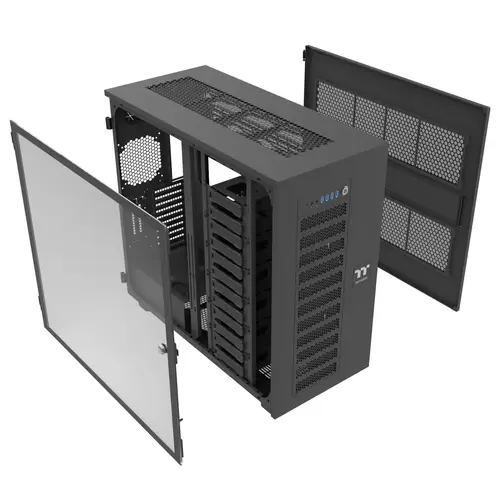 Thermaltake AX700 TG Black Full Tower Gaming-Gehäuse Schwarz Thermaltake AX700 TG Black Full Tower Gaming-Gehäuse Schwarz