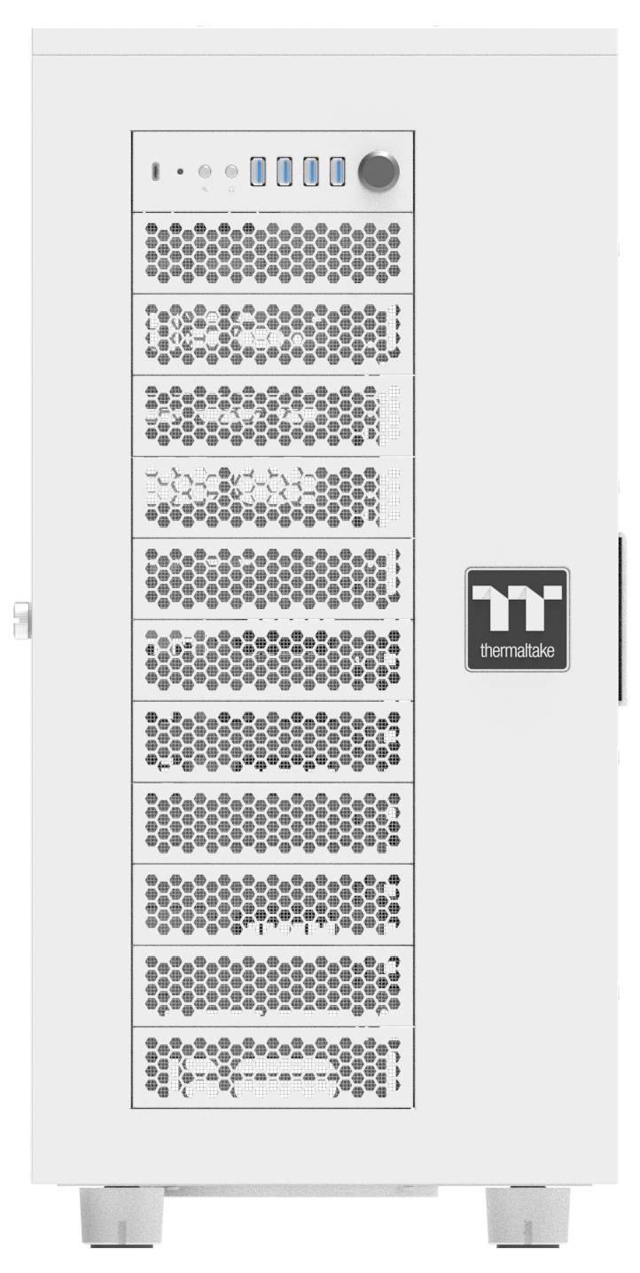 Thermaltake AX700 Snow White Full Tower Gaming-Gehäuse Schnee-Weiß