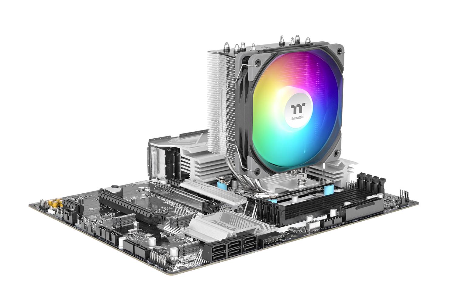 Thermaltake UX400 ARGB Air cooler CPU-Kühler mit Lüfter Intel® LGA 1851, Intel® LGA 1700, Intel® LGA 1200, Intel® LGA 1156, Intel® LGA 1151-V2