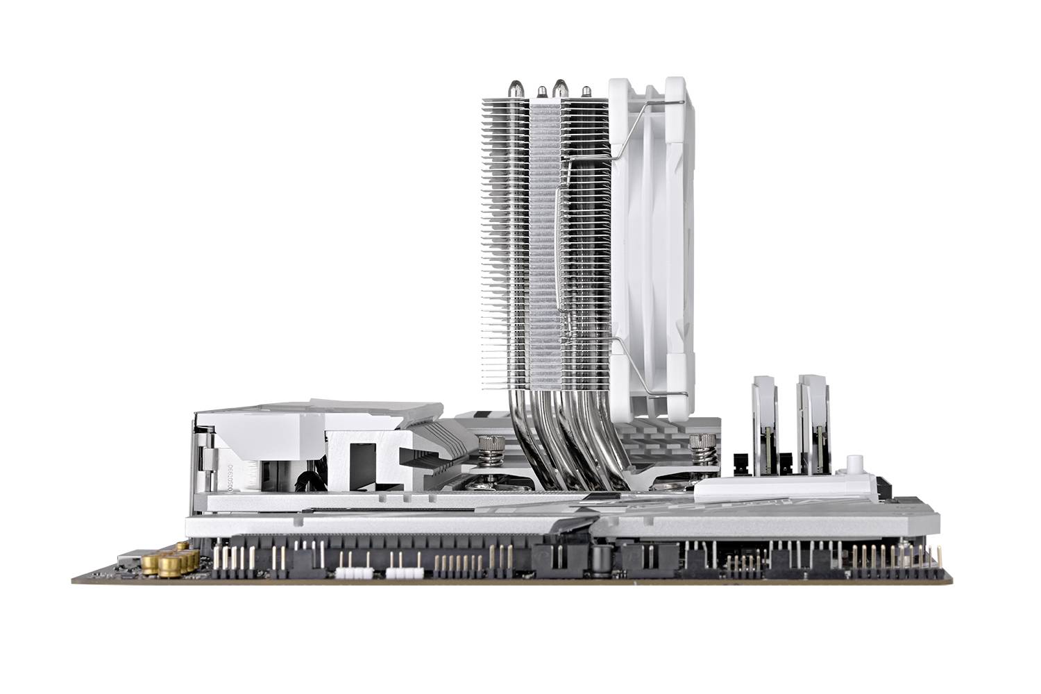 Thermaltake UX400 ARGB White Air cooler CPU-Kühler mit Lüfter Intel® LGA 1851, Intel® LGA 1700, Intel® LGA 1200, Intel® LGA 1156