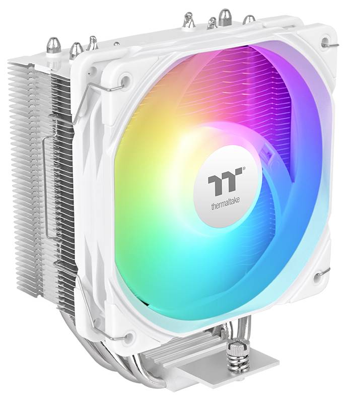 Thermaltake UX400 ARGB White Air cooler CPU-Kühler mit Lüfter Intel® LGA 1851, Intel® LGA 1700, Intel® LGA 1200, Intel® LGA 1156