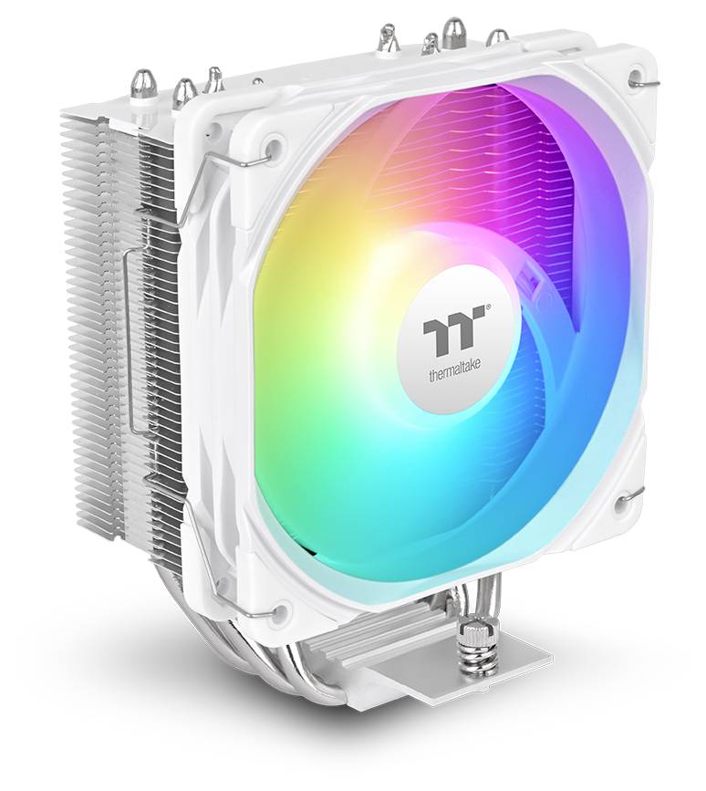 Thermaltake UX400 ARGB White Air cooler CPU-Kühler mit Lüfter Intel® LGA 1851, Intel® LGA 1700, Intel® LGA 1200, Intel® LGA 1156, Intel® LGA 1
