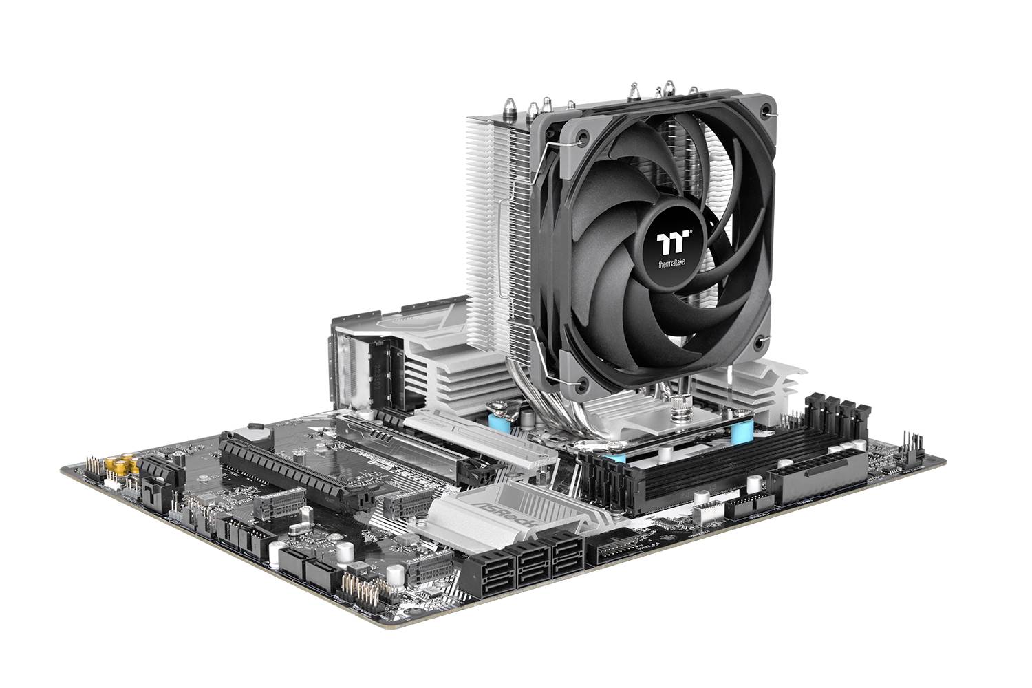 Thermaltake UX400 Air cooler CPU-Kühler mit Lüfter Intel® LGA 1851, Intel® LGA 1700, Intel® LGA 1200, Intel® LGA 1156, Intel® LGA 1151-V2, Int
