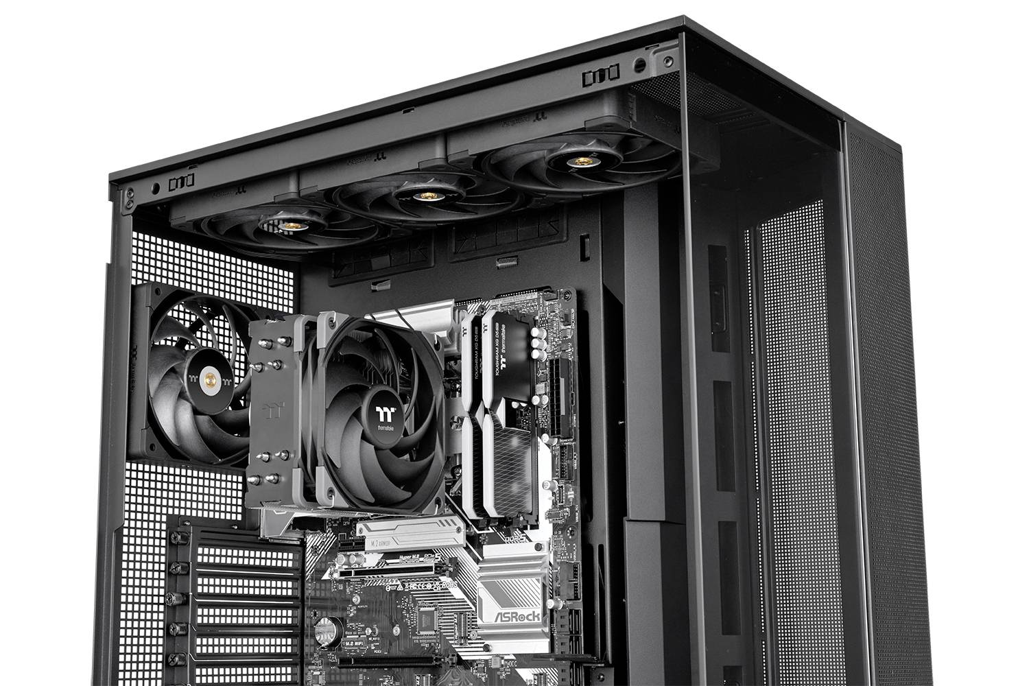 Thermaltake UX400 Air cooler CPU-Kühler mit Lüfter Intel® LGA 1851, Intel® LGA 1700, Intel® LGA 1200, Intel® LGA 1156, Intel® LGA 1151-V2, Int