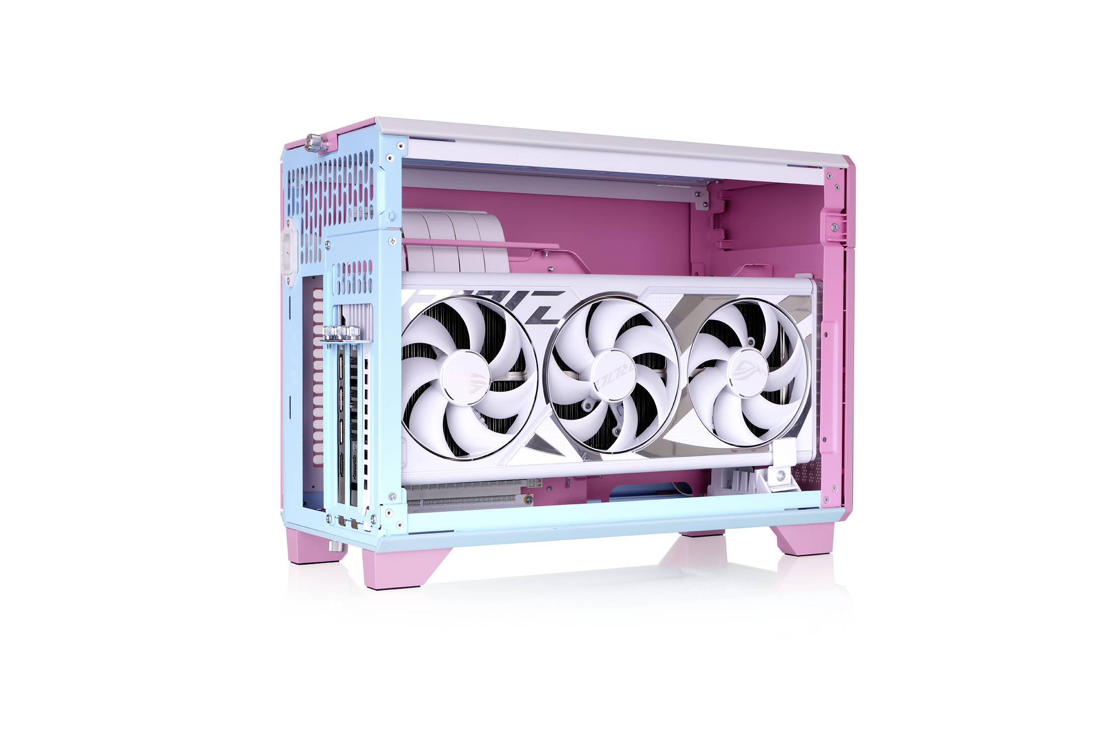 Thermaltake TR100 Bubble Pink Mini-Tower Gaming-Gehäuse Bubblegum Pink