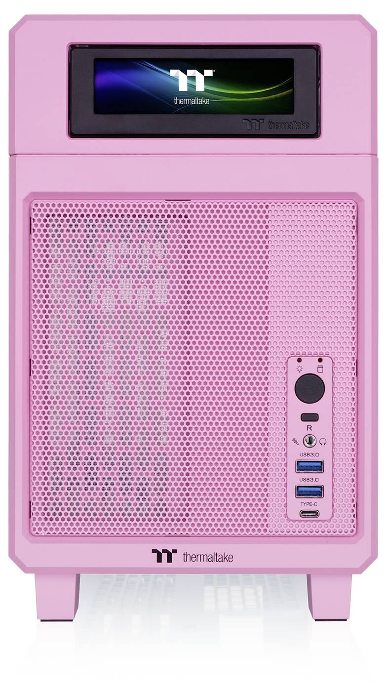 Thermaltake TR100 Bubble Pink Mini-Tower Gaming-Gehäuse Bubblegum Pink