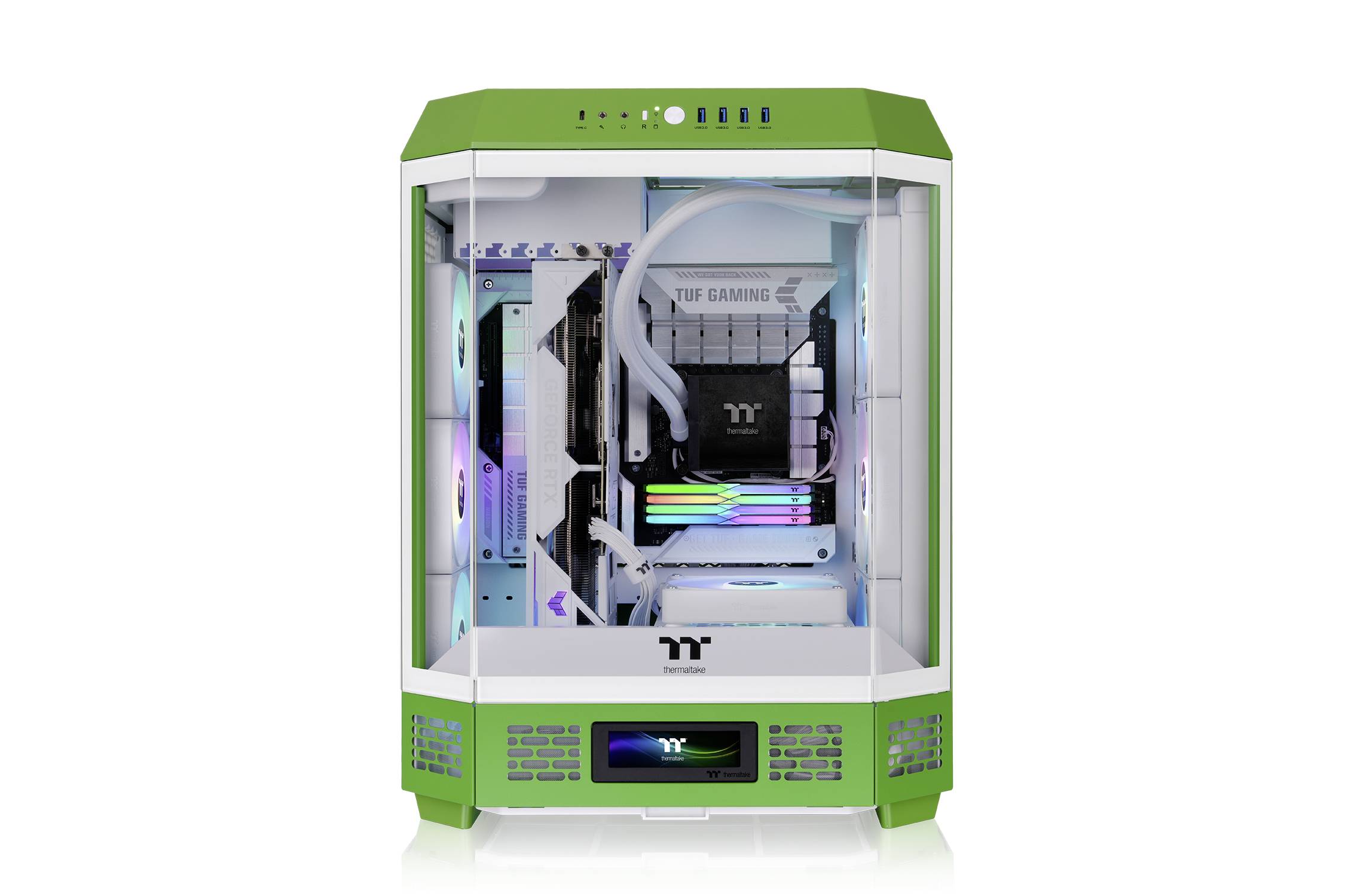 Thermaltake The Tower 600 Light-year Green Midi-Tower Gaming-Gehäuse Licht-Grün (matt)