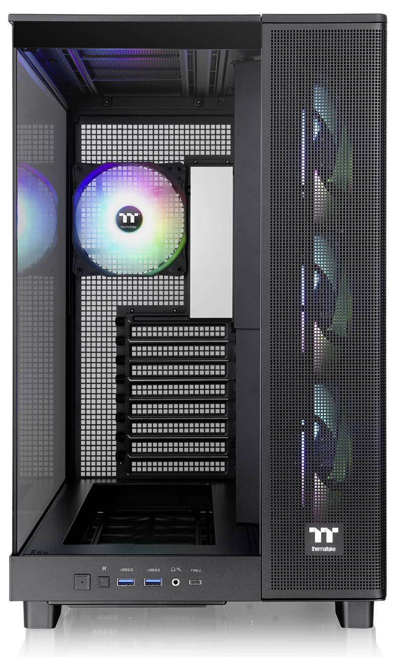 Thermaltake View 380 XL TG ARGB Black Midi-Tower PC-Gehäuse Schwarz