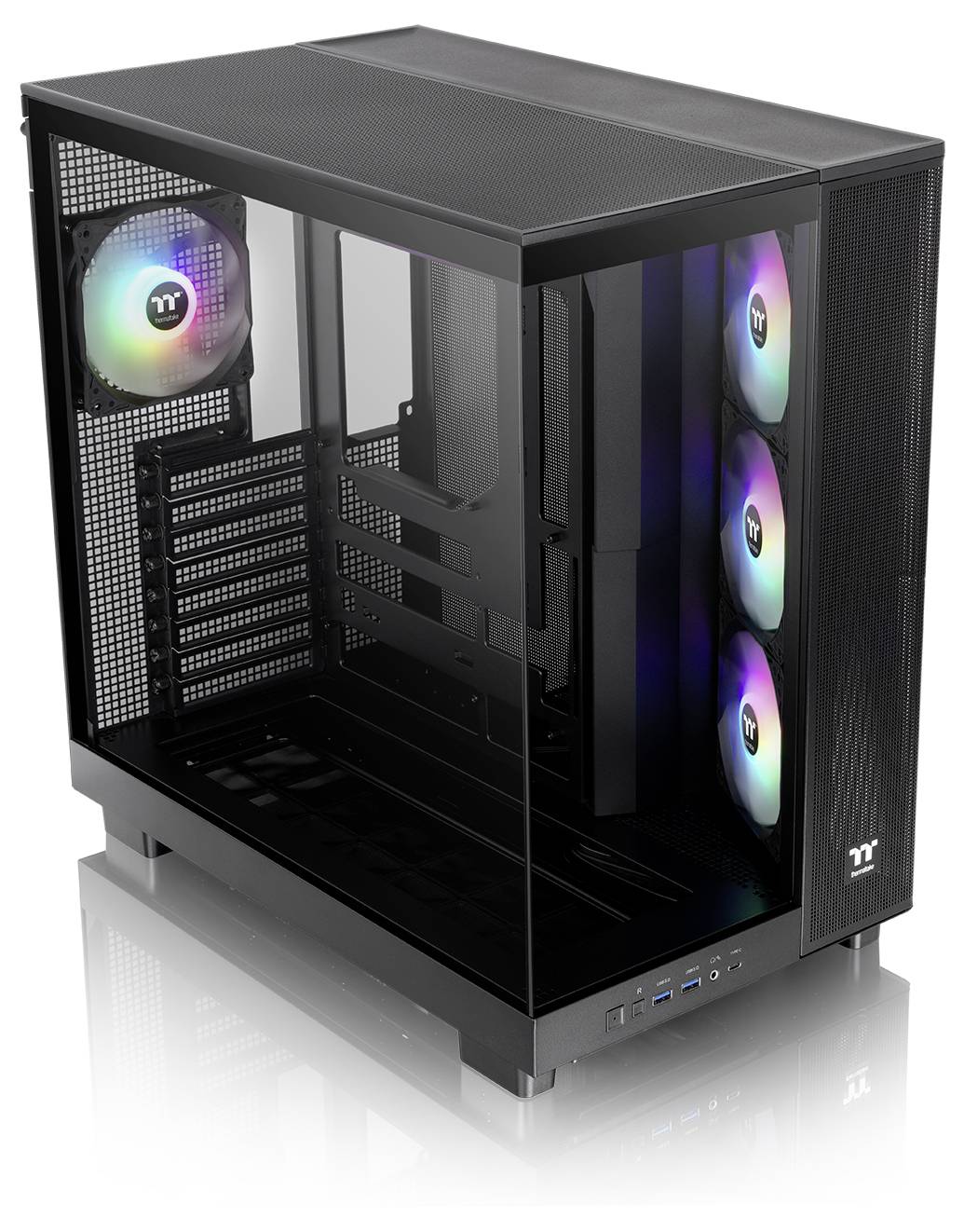 Thermaltake View 380 XL TG ARGB Black Midi-Tower PC-Gehäuse Schwarz