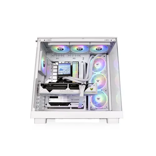 Thermaltake View 380 XL TG ARGB Snow White Midi-Tower PC-Gehäuse Schnee-Weiß Thermaltake View 380 XL TG ARGB Snow White Midi-Tower PC-Gehäuse Schnee-Weiß