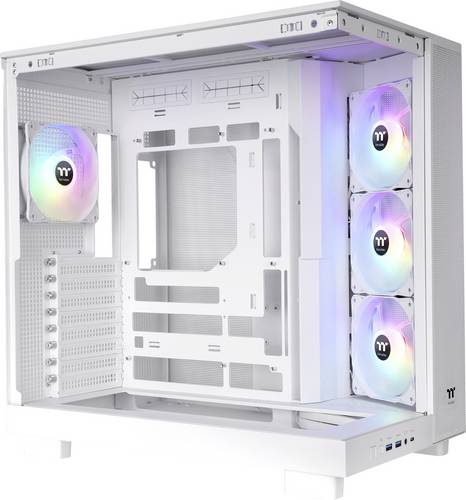 Geh Thermaltake View 380 XL TG Midi Tower "ARGB Snow" White retail