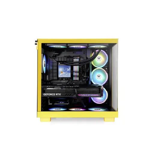 Thermaltake View 380 XL TG ARGB Bumblebee Midi-Tower PC-Gehäuse Gelb Thermaltake View 380 XL TG ARGB Bumblebee Midi-Tower PC-Gehäuse Gelb