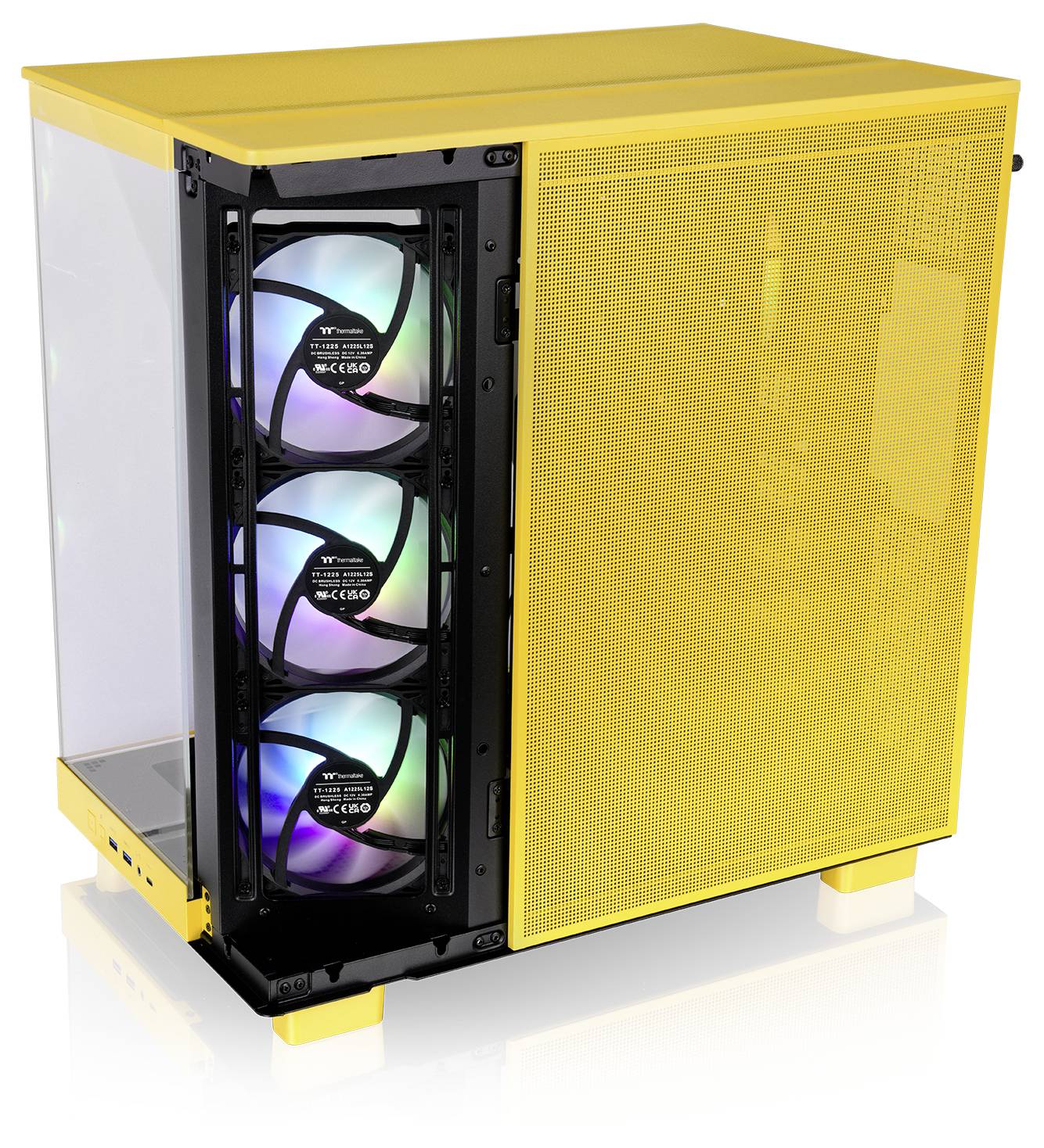 Thermaltake View 380 XL TG ARGB Bumblebee Midi-Tower PC-Gehäuse Gelb
