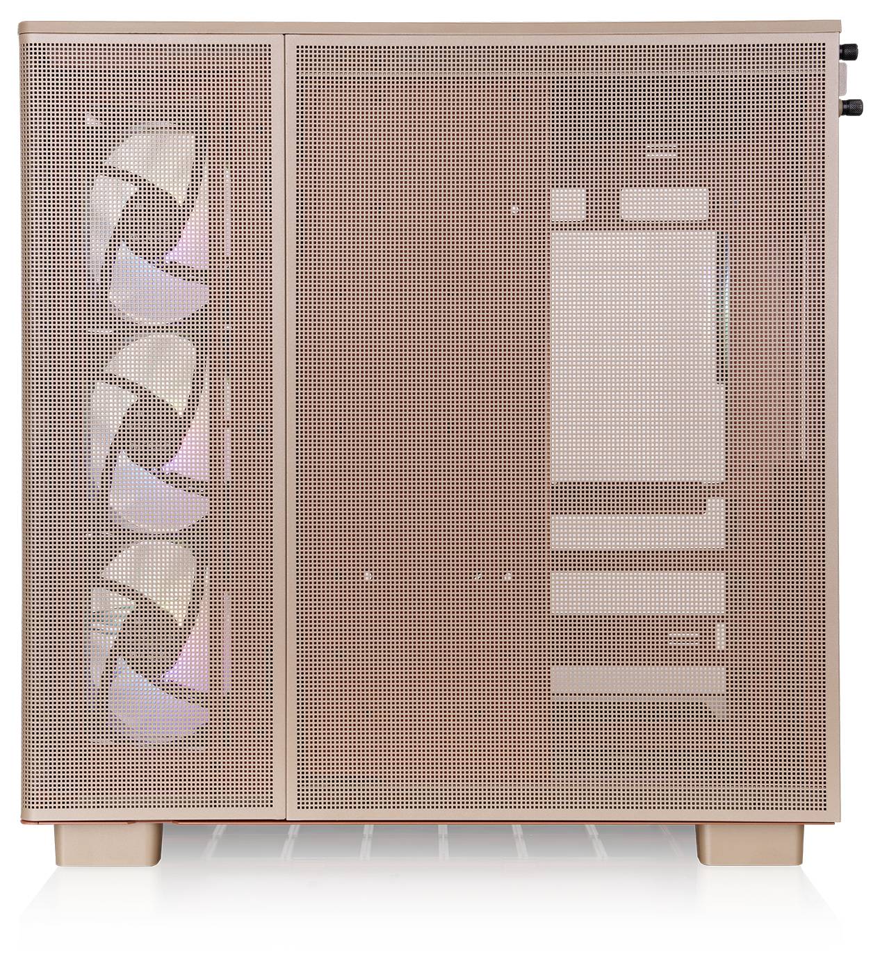 Thermaltake View 380 XL TG ARGB Gravel Sand Midi-Tower PC-Gehäuse Sand-Braun