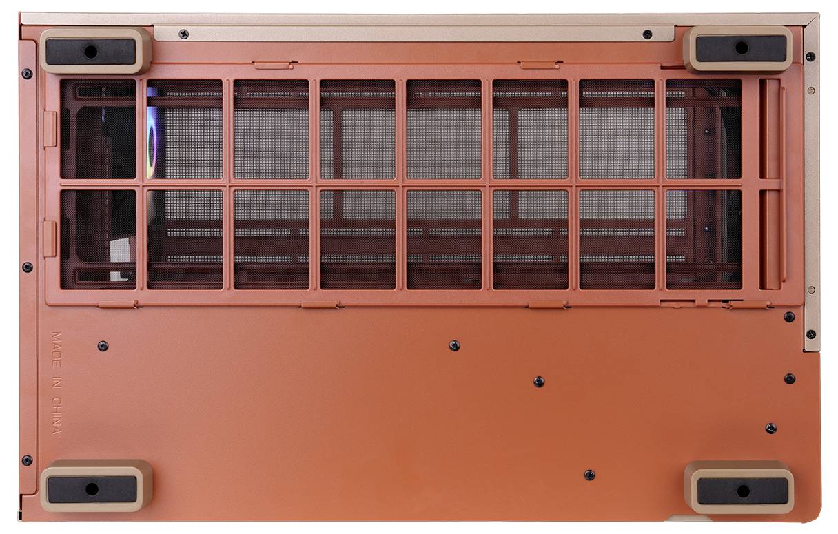 Thermaltake View 380 XL TG ARGB Gravel Sand Midi-Tower PC-Gehäuse Sand-Braun