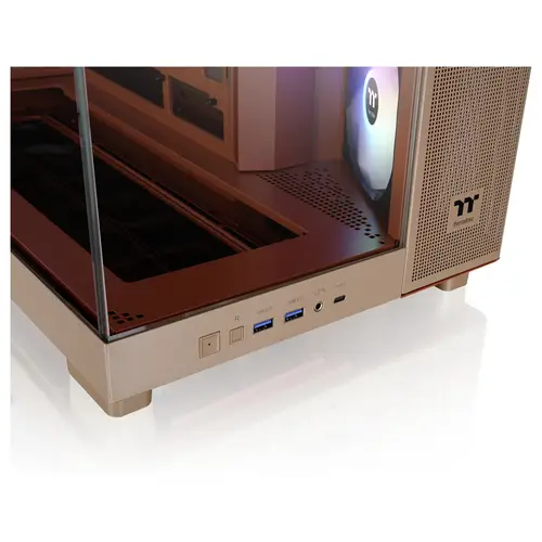 Thermaltake View 380 XL TG ARGB Gravel Sand Midi-Tower PC-Gehäuse Sand-Braun Thermaltake View 380 XL TG ARGB Gravel Sand Midi-Tower PC-Gehäuse Sand-Braun