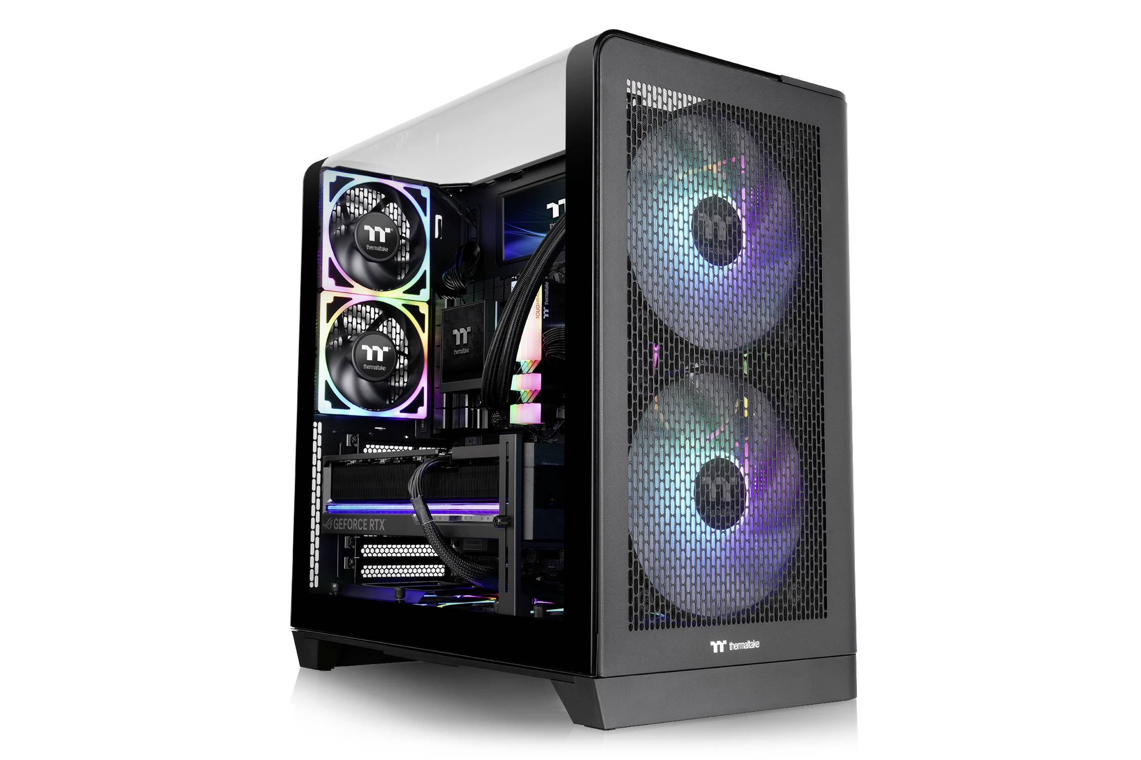 Thermaltake View 390 Air Black Midi-Tower PC-Gehäuse Schwarz