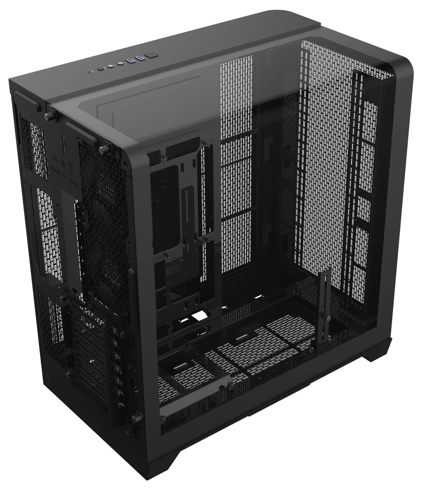 Thermaltake View 390 Air Black Midi-Tower PC-Gehäuse Schwarz