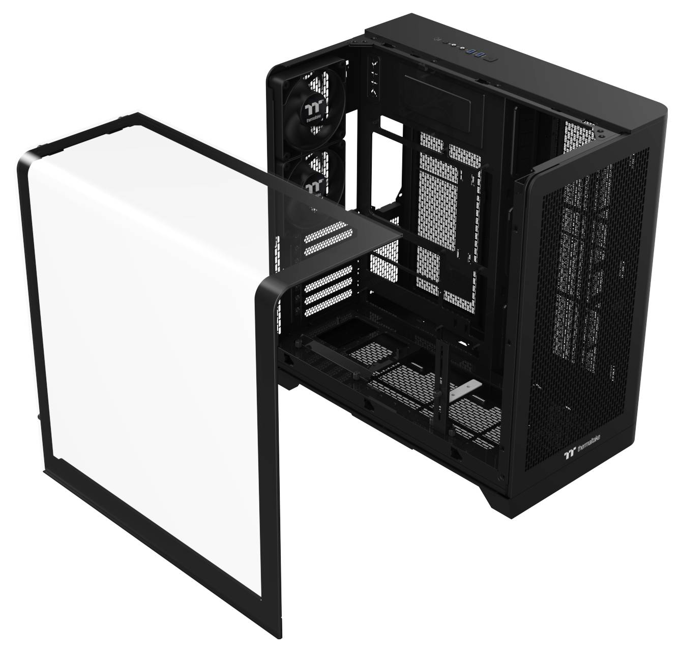Thermaltake View 390 Air Black Midi-Tower PC-Gehäuse Schwarz
