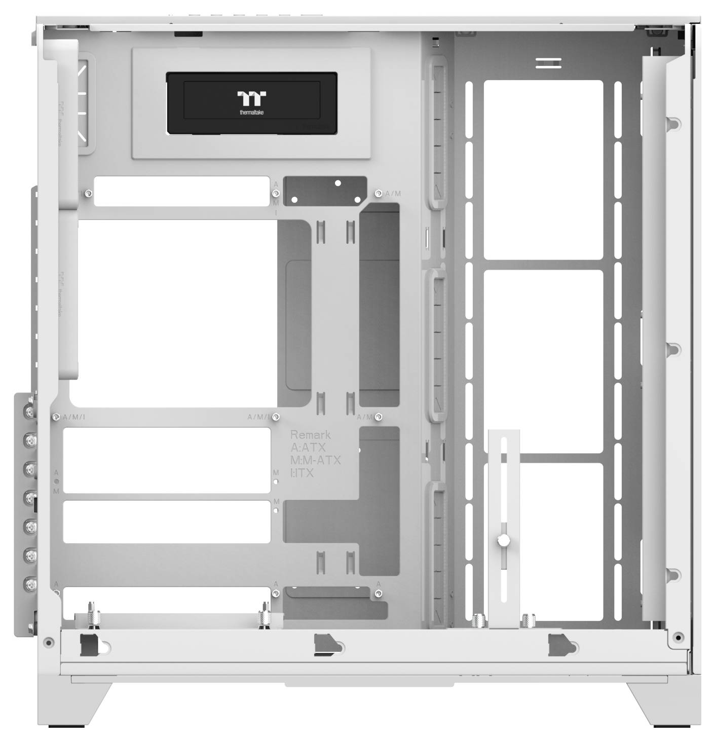 Thermaltake View 390 Air Snow White Midi-Tower PC-Gehäuse Schnee-Weiß