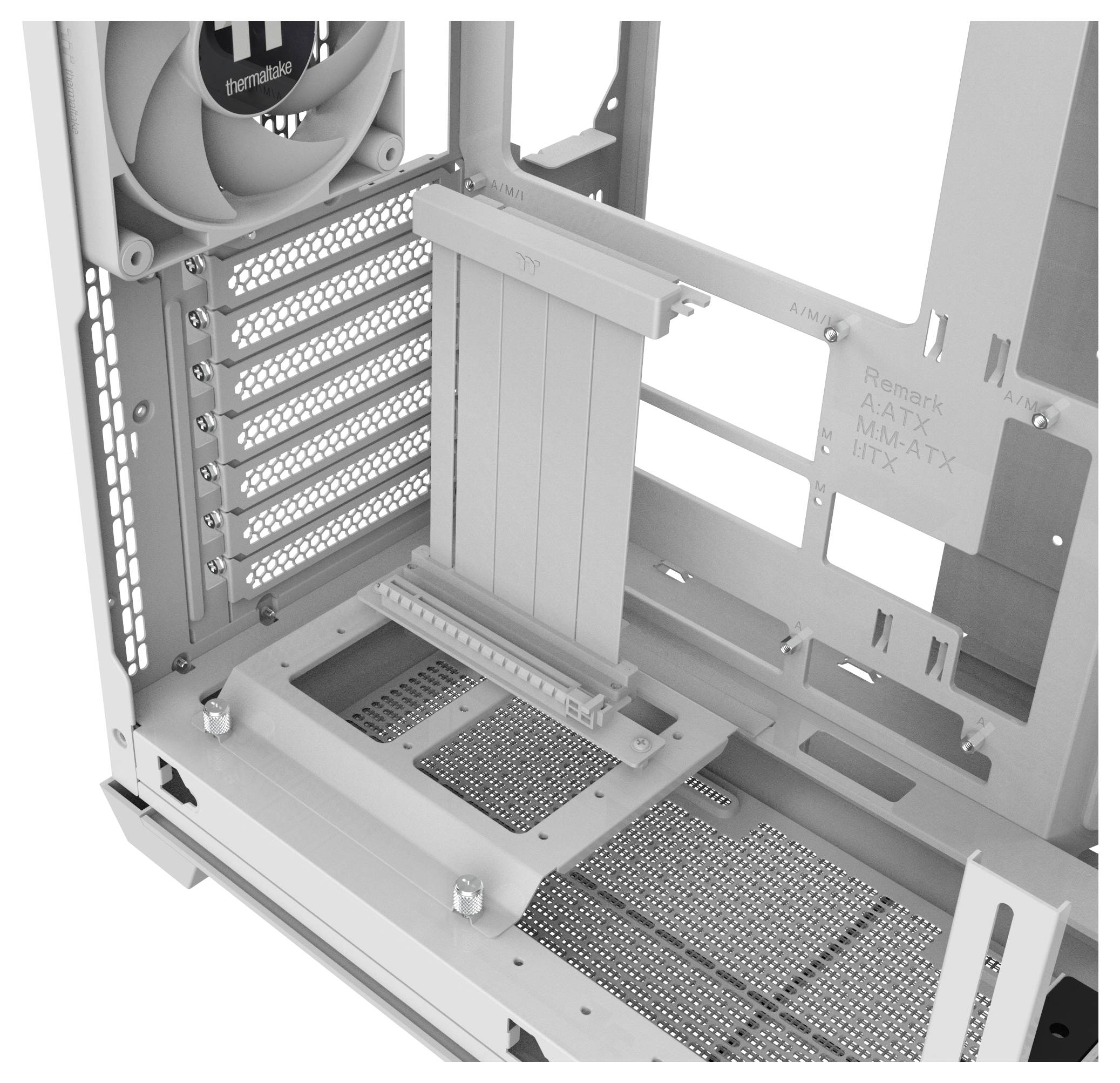 Thermaltake View 390 Air Snow White Midi-Tower PC-Gehäuse Schnee-Weiß