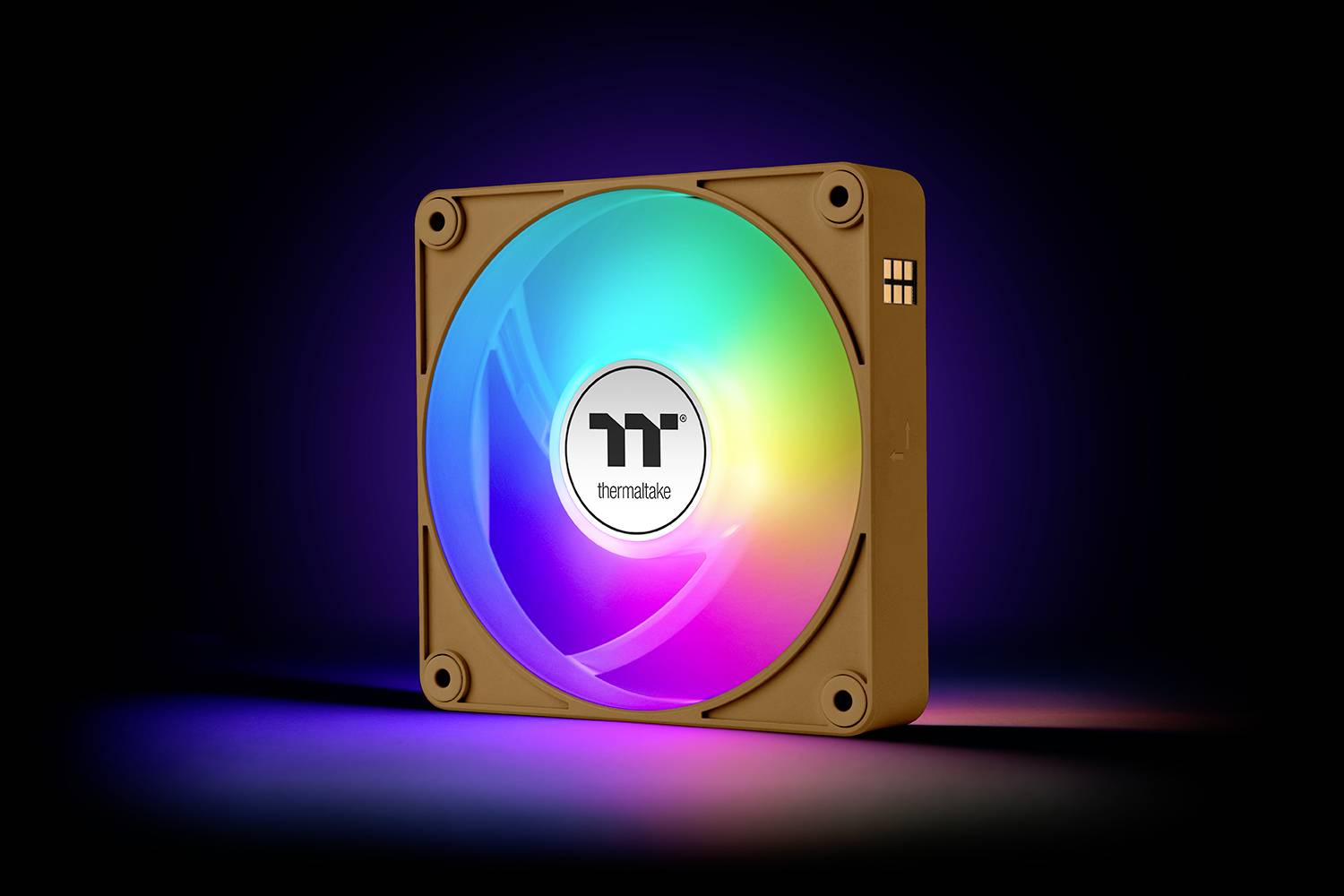 Thermaltake CT120 EX Reverse ARGB Sync PC Cooling Fan Gravel Sand 3 Pack PC-Gehäuse-Lüfter Sand (B x H x T) 120 x 120 x 25mm