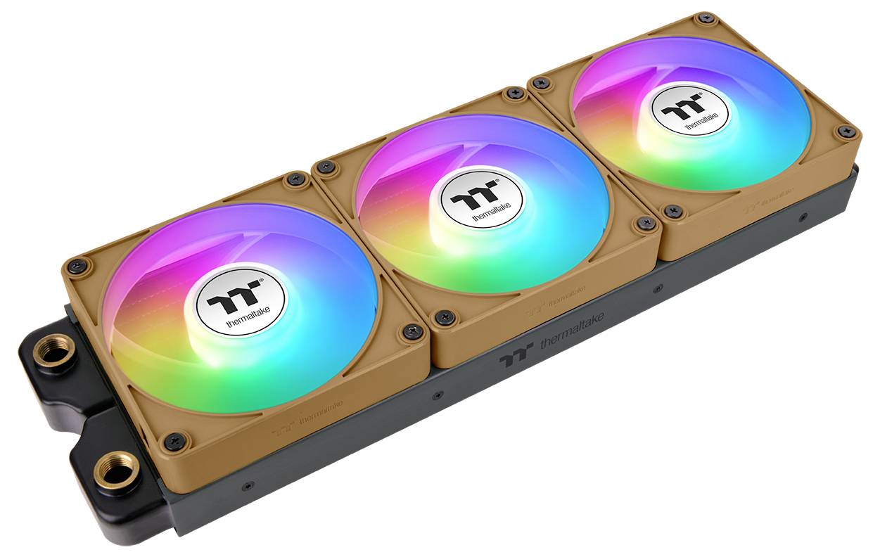 Thermaltake CT140 EX Reverse ARGB Sync PC Cooling Fan Gravel Sand 3 Pack PC-Gehäuse-Lüfter Sand (B x H x T) 120 x 120 x 25mm