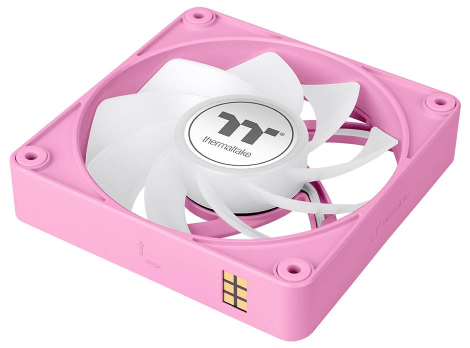 Thermaltake CT120 EX Reverse ARGB Sync PC Cooling Fan Pink 3 Pack PC-Gehäuse-Lüfter Pink (B x H x T) 120 x 120 x 25mm