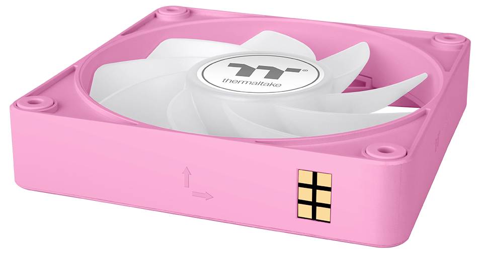 Thermaltake CT120 EX Reverse ARGB Sync PC Cooling Fan Pink 3 Pack PC-Gehäuse-Lüfter Pink (B x H x T) 120 x 120 x 25mm