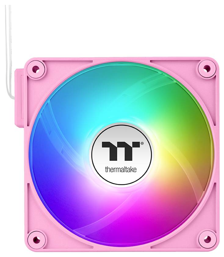 Thermaltake CT140 EX Reverse ARGB Sync PC Cooling Fan Pink 3 Pack PC-Gehäuse-Lüfter Pink (B x H x T) 120 x 120 x 25mm