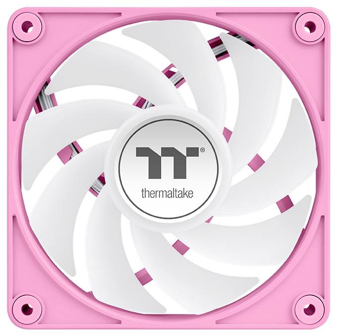 Thermaltake CT140 EX Reverse ARGB Sync PC Cooling Fan Pink 3 Pack PC-Gehäuse-Lüfter Pink (B x H x T) 120 x 120 x 25mm