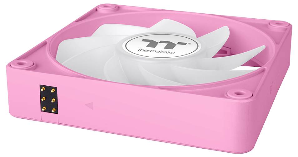 Thermaltake CT140 EX Reverse ARGB Sync PC Cooling Fan Pink 3 Pack PC-Gehäuse-Lüfter Pink (B x H x T) 120 x 120 x 25mm