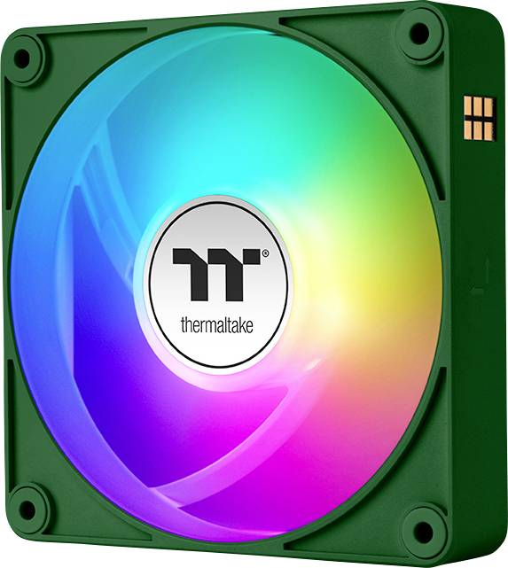 Thermaltake CT120 EX Reverse ARGB Sync PC Cooling Fan Racing Green 3 Pack PC-Gehäuse-Lüfter Grün (