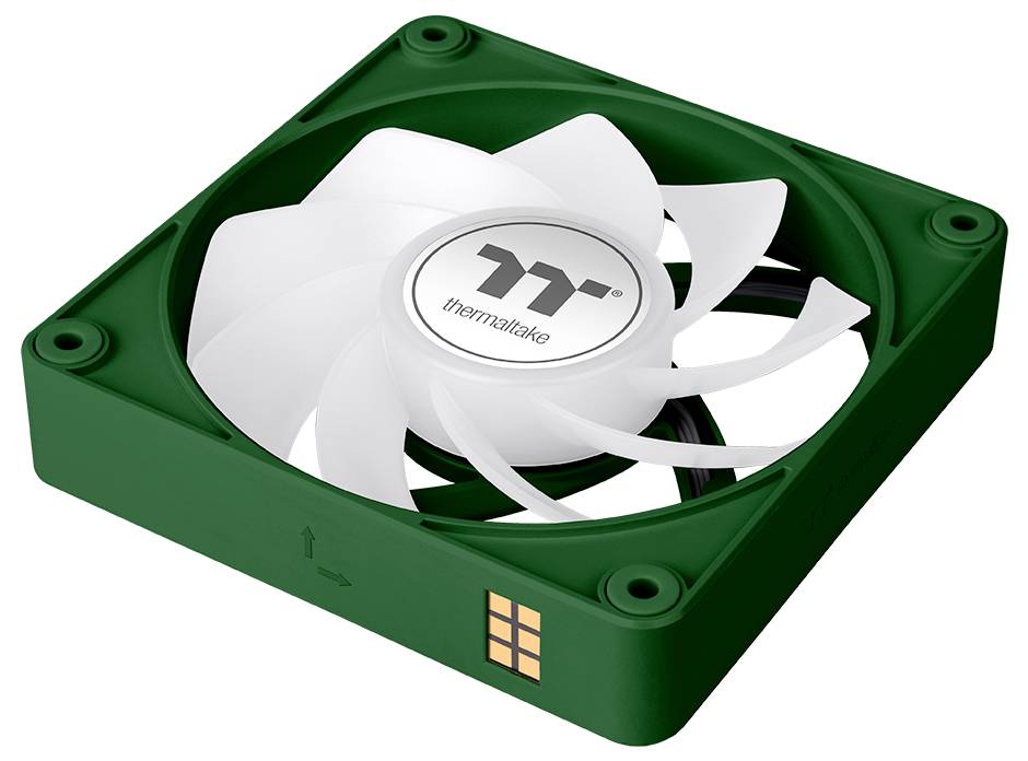Thermaltake CT120 EX Reverse ARGB Sync PC Cooling Fan Racing Green 3 Pack PC-Gehäuse-Lüfter Grün (B x H x T) 120 x 120 x 25mm